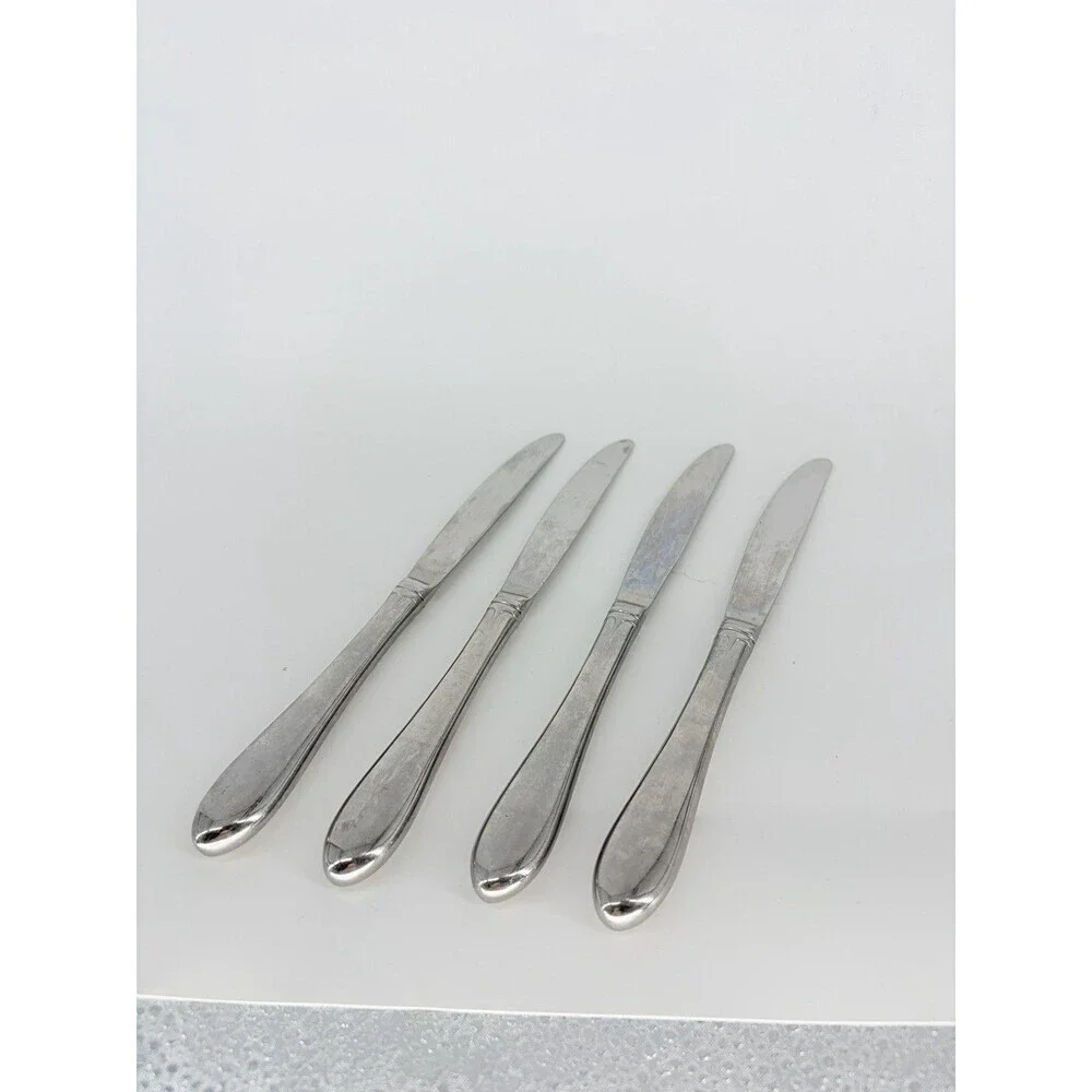 Gorham Meredith Solid Dinner Knives Set Of 4